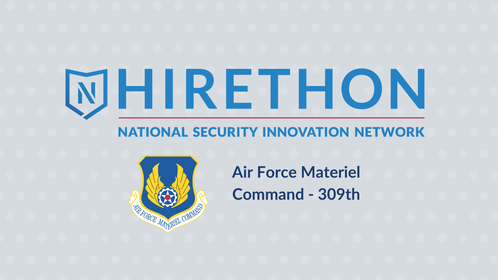 NSIN Hirethon AFMC 309TH Image